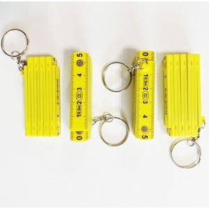 Portable Folding Ruler+Key Chain 2