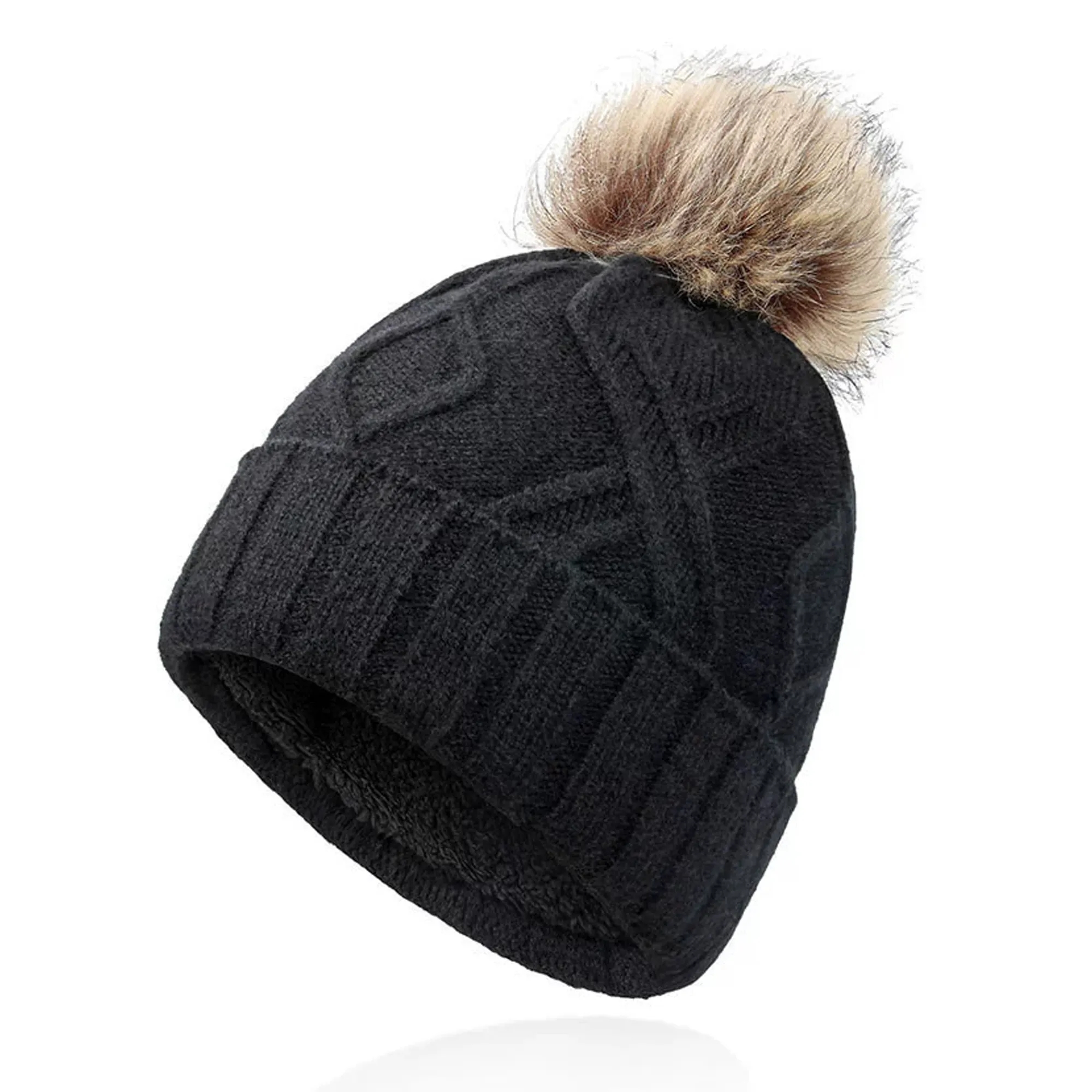Autumn Winter Trendy Knit Beanie Hat 5