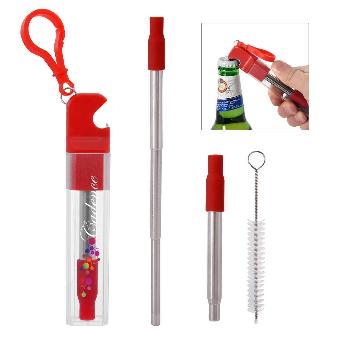 Straw Kit With Bottle Opener 14