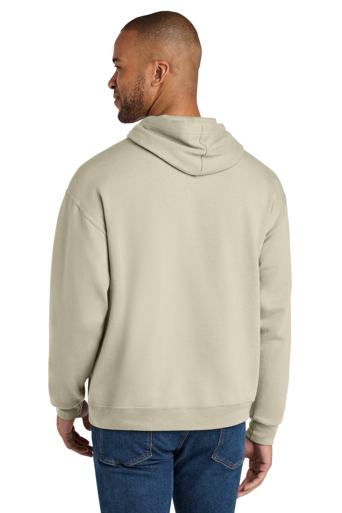 Jerzees Ultimate Unisex CVC Ring Spun Hooded Sweatshirt IC49M 8