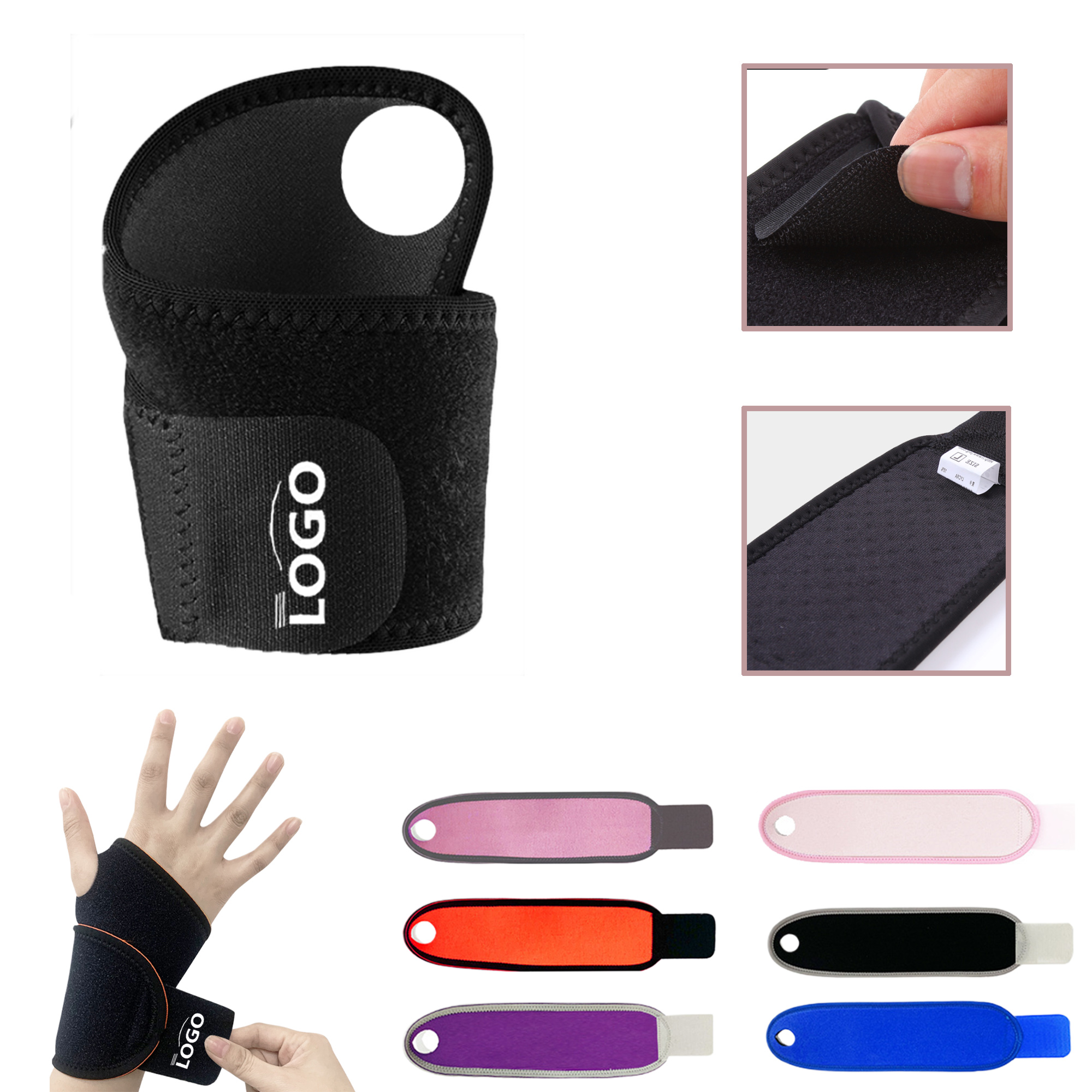 MOQ25 Adjustable Fitness Gloves for Sports Training 6