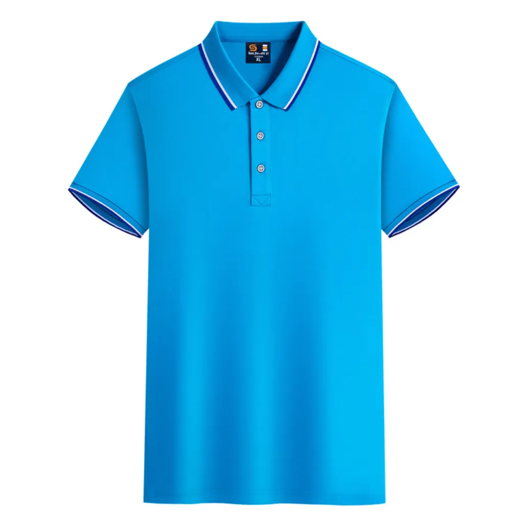 Unisex Eco Triblend Polo Short Sleeve T-Shirt 5