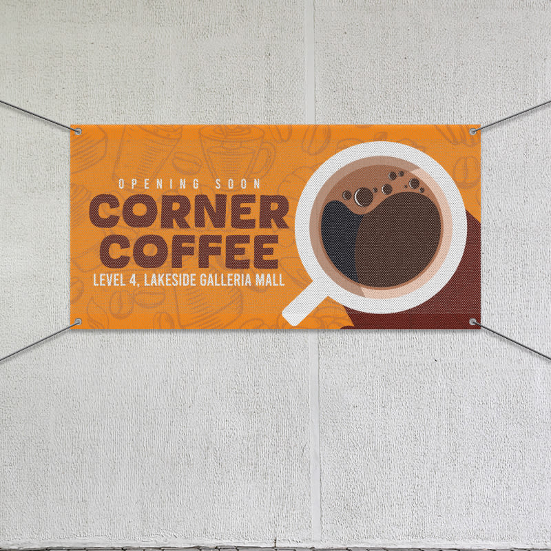 Custom 3' X 6' Mesh Banners 9