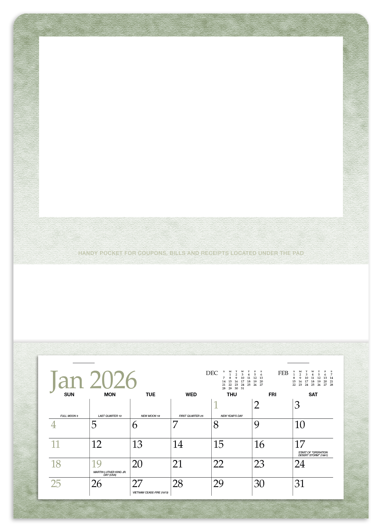 Triumph® Calendars Single Pocket Calendar 38