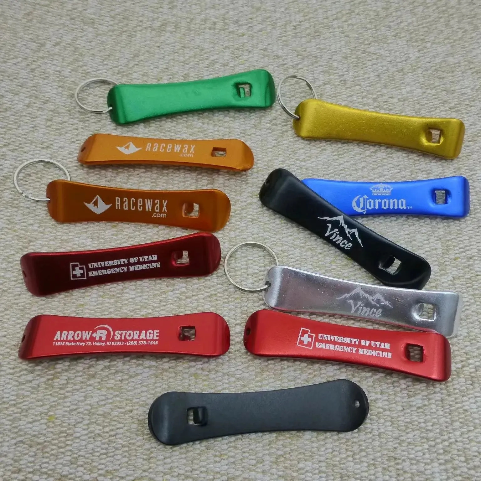 Custom Snowboard Bottle Opener Keychains 9