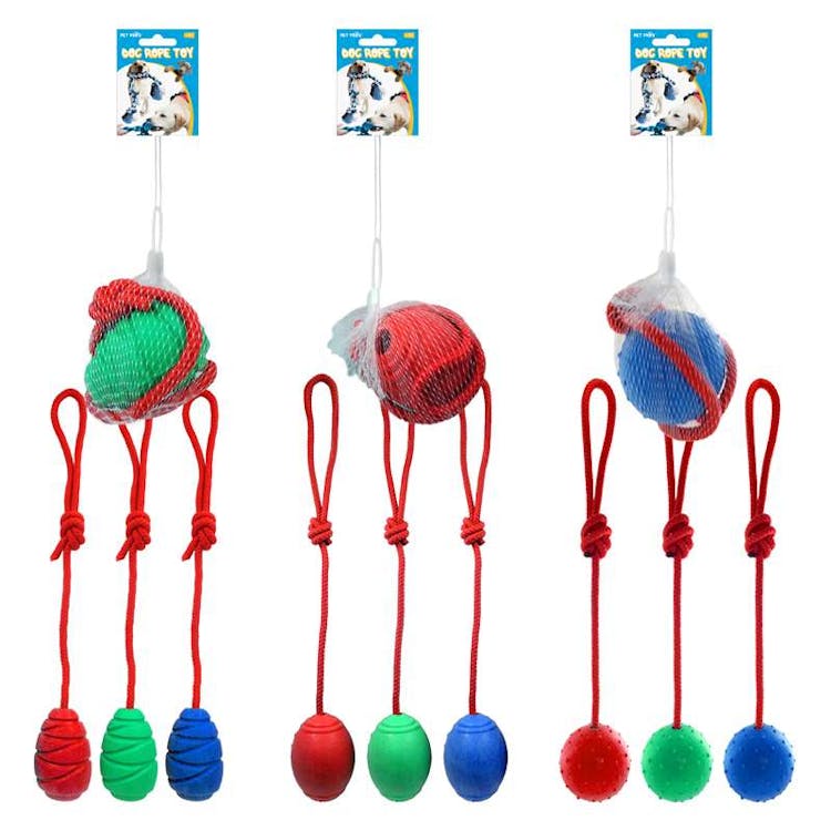 Rope Ball Toys Assorted 2