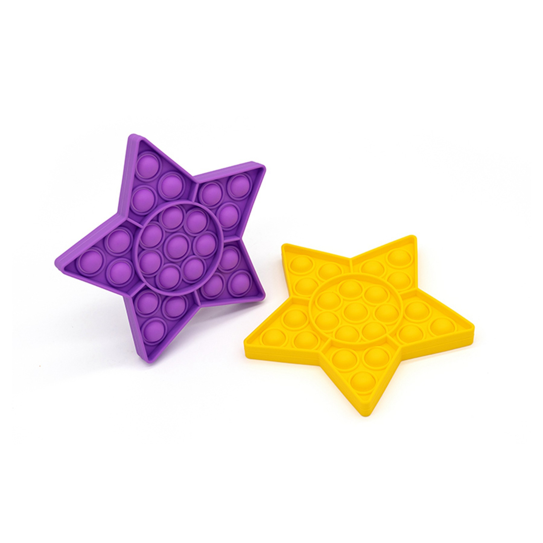 Silicone Push Bubble Fidget Sensory Toy Stress Reliever--Star Shape 7