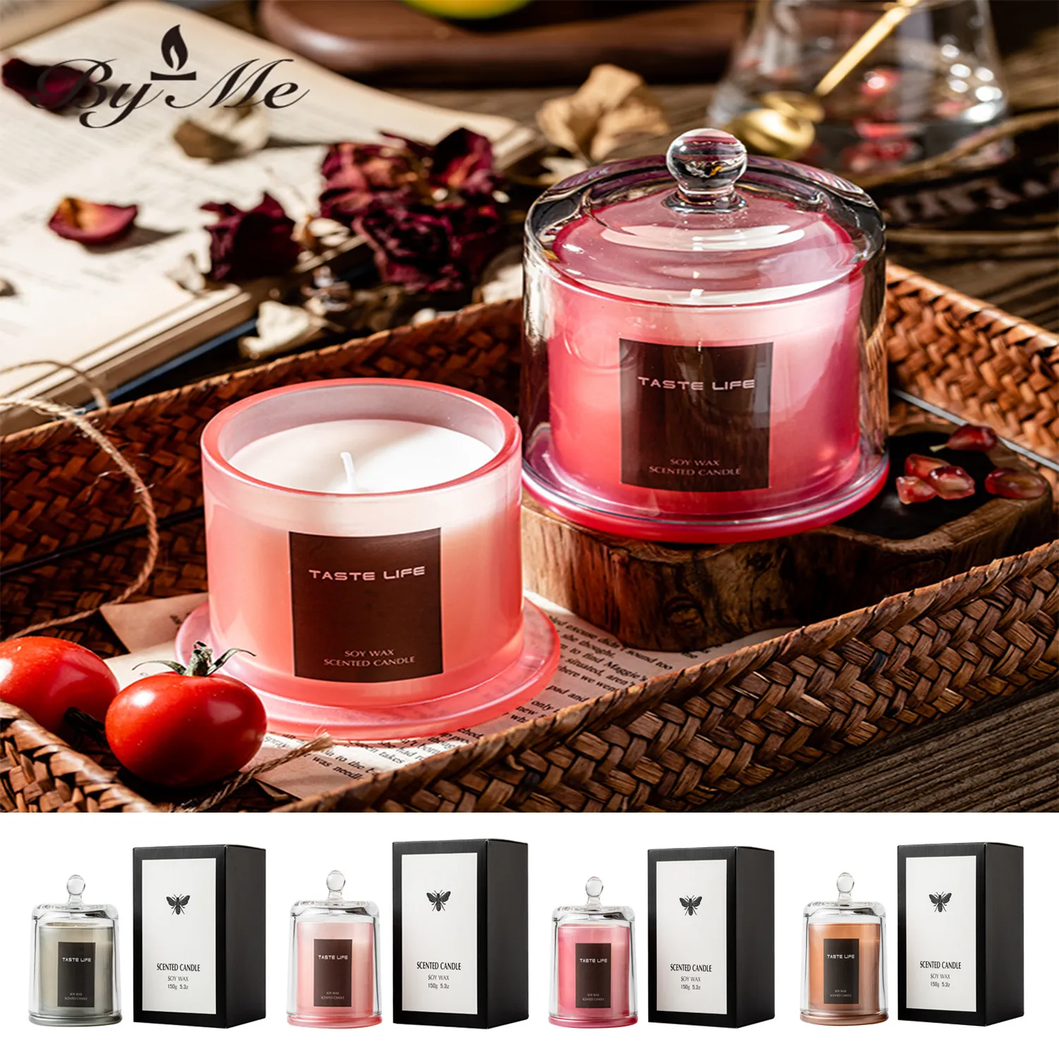 5.3 Oz. Glass Smokeless Scented Candle 3