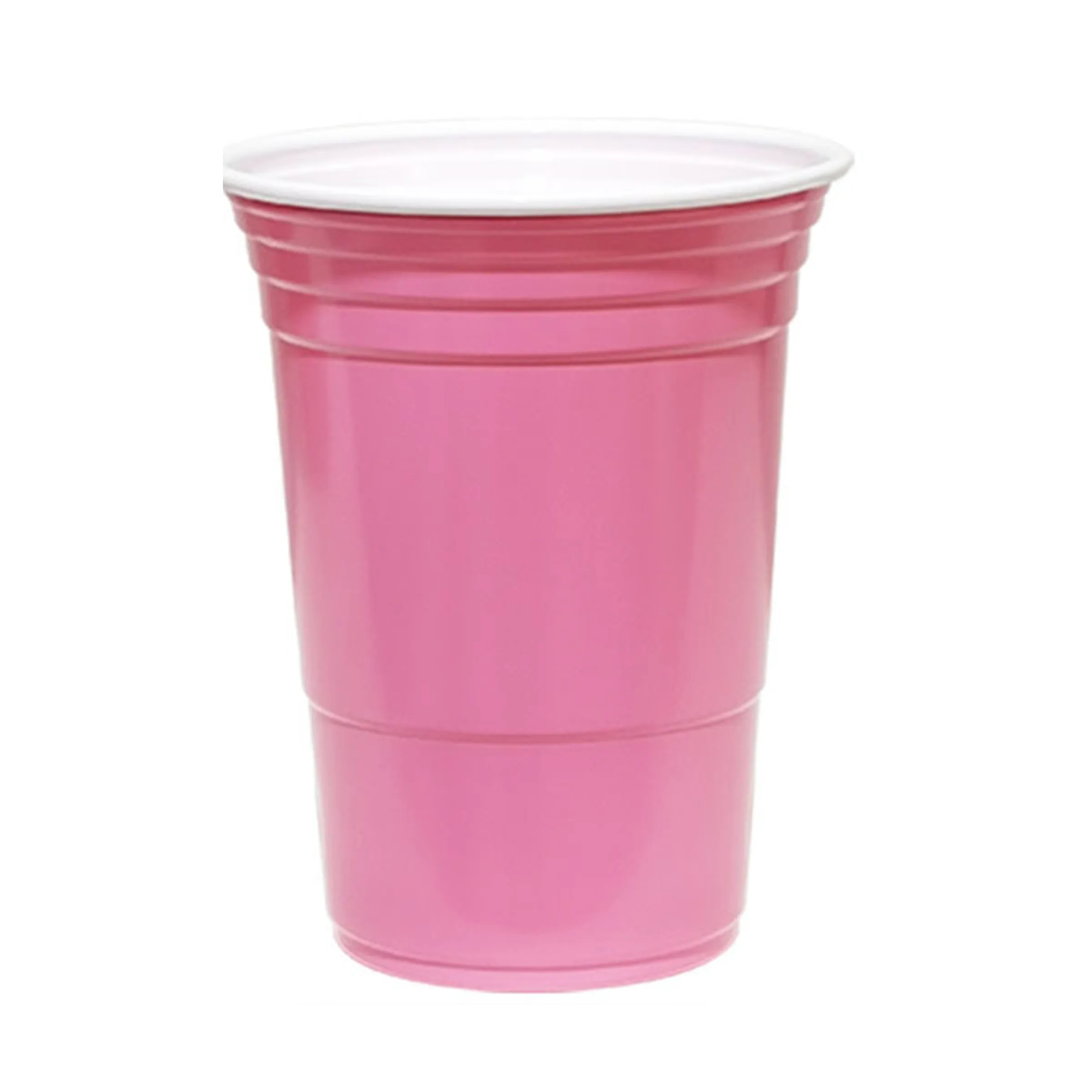 Polypropylene 10 Pack 16oz Colorful Plastic Cup 8
