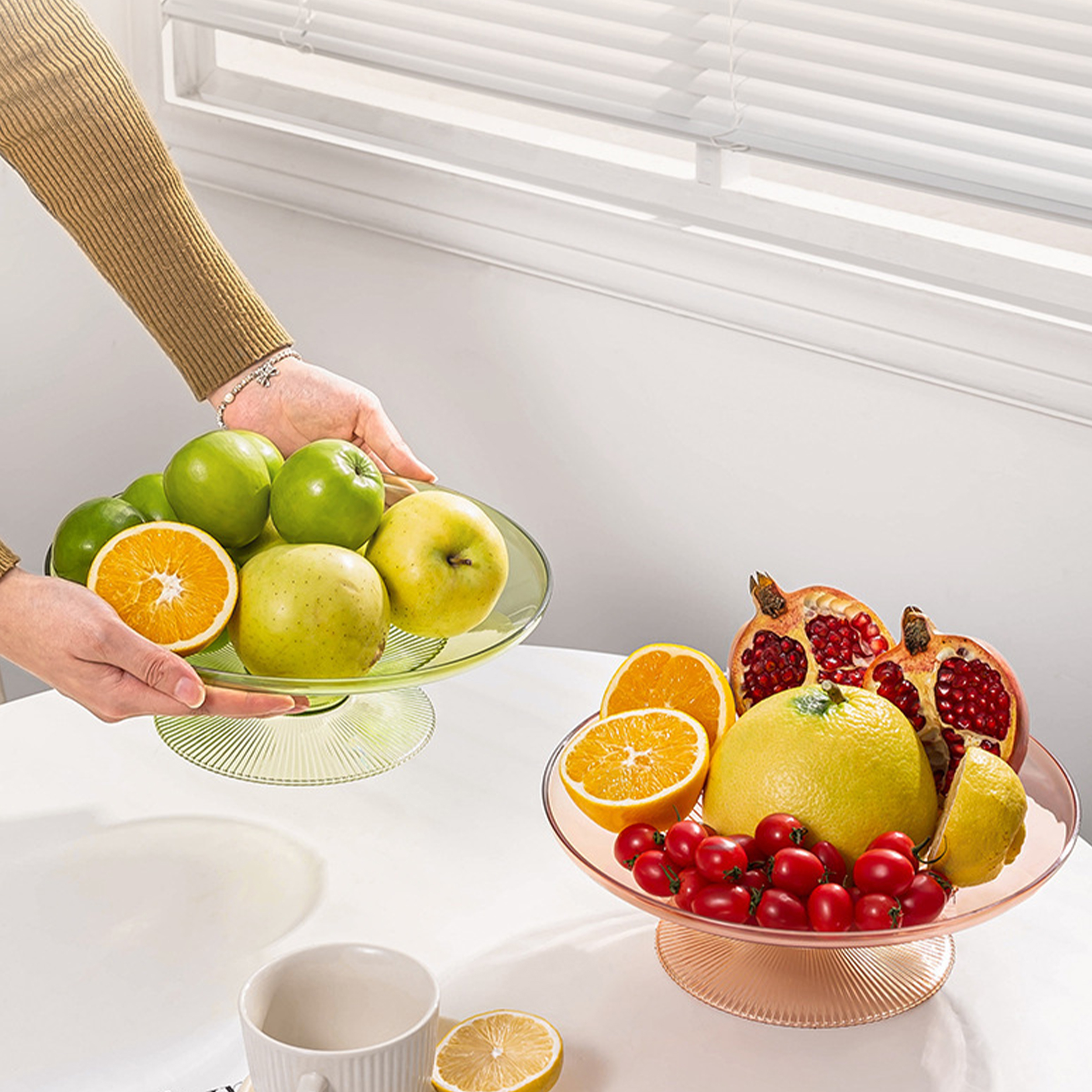 Plastic Household Fruit Drain Pan 2