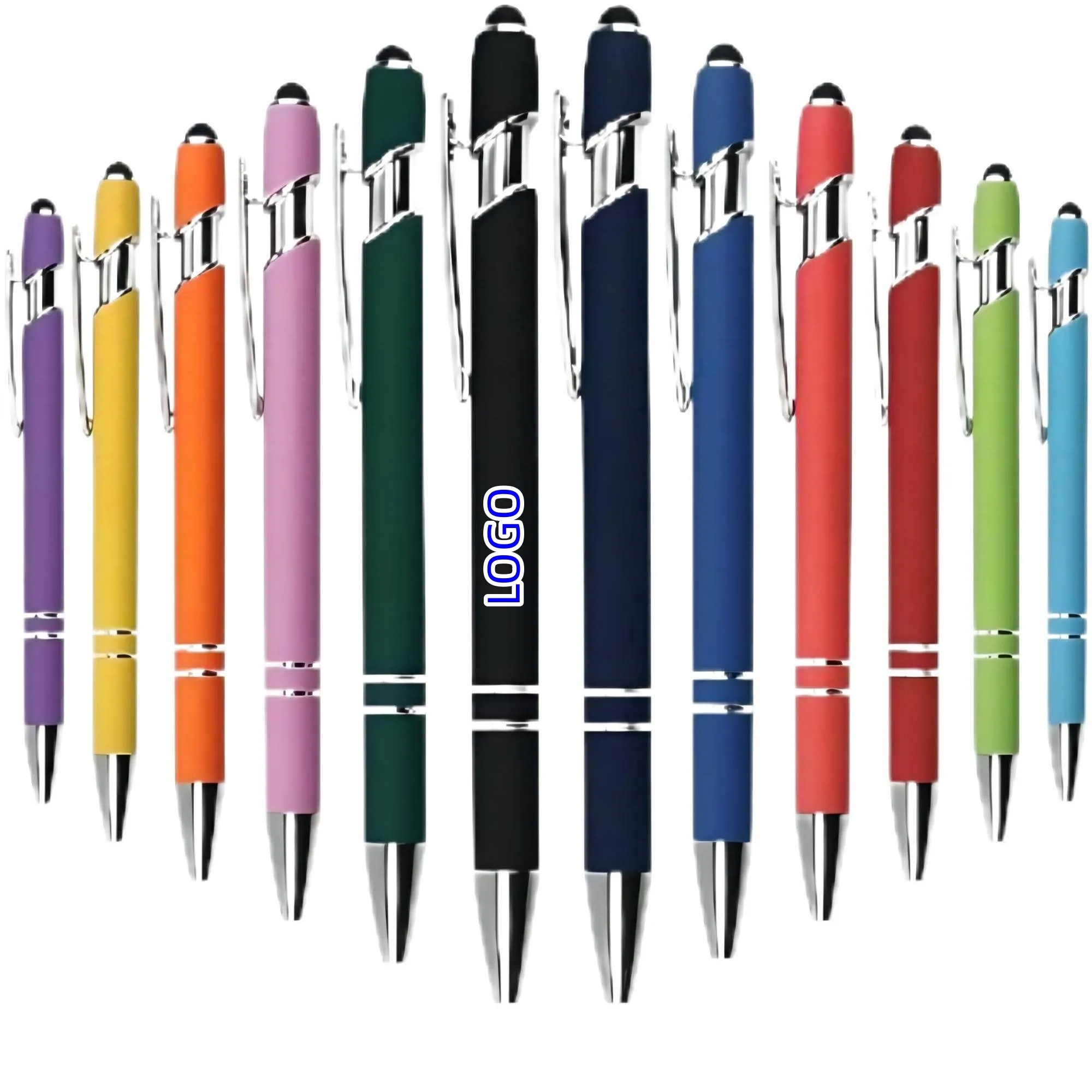 2 in 1 Stylish  Screen Touch Stylus MOQ100PCS 3