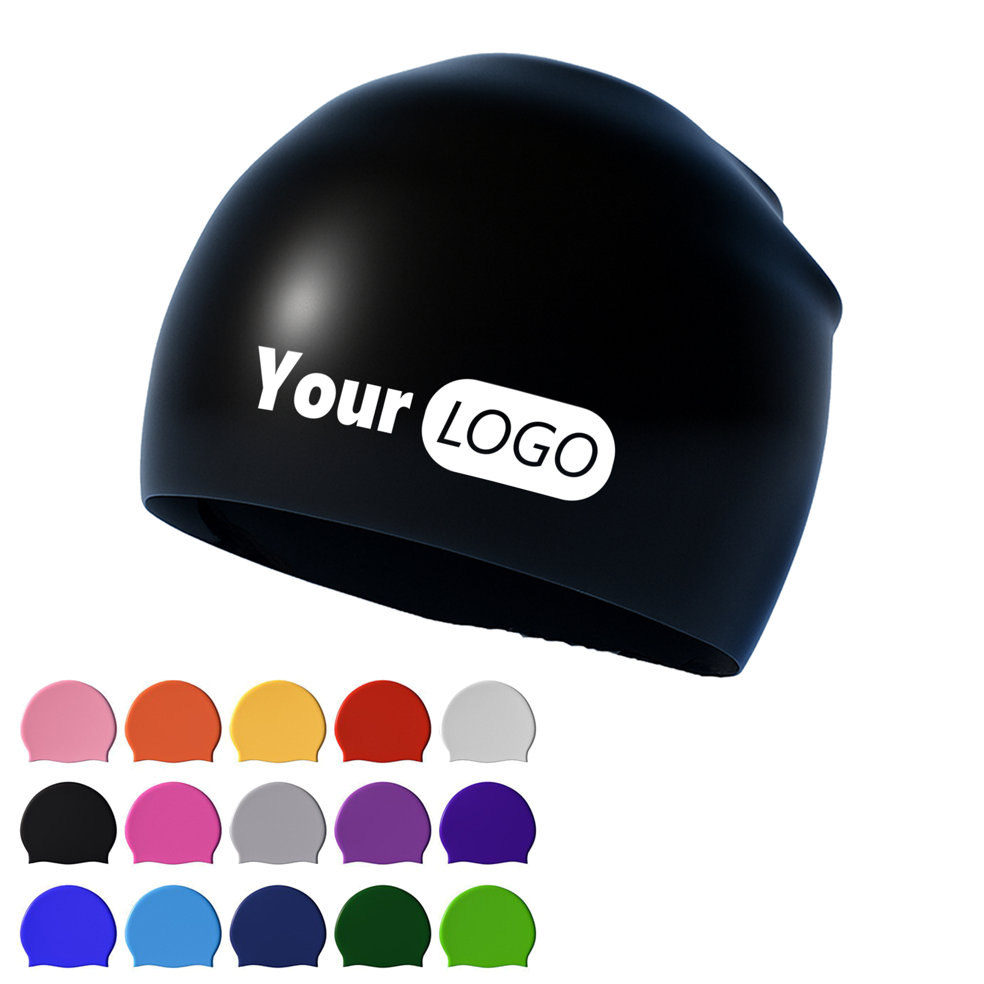 Silicone Swim Cap With Secure Fit 2