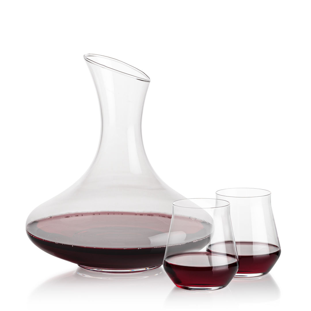 Innisfil Carafe & Bretton Stemless Wine 3