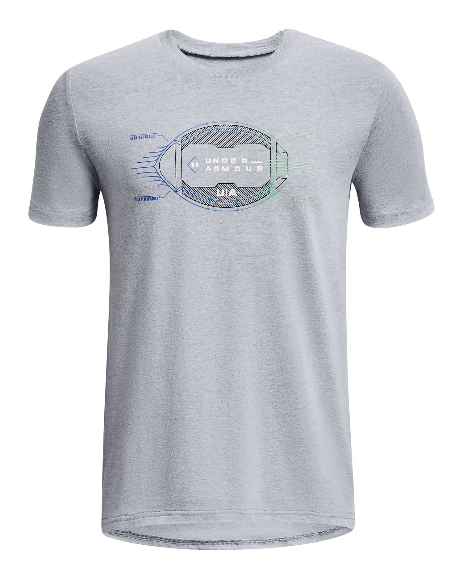 UA Schematic Football Boys' Short Sleeve 4