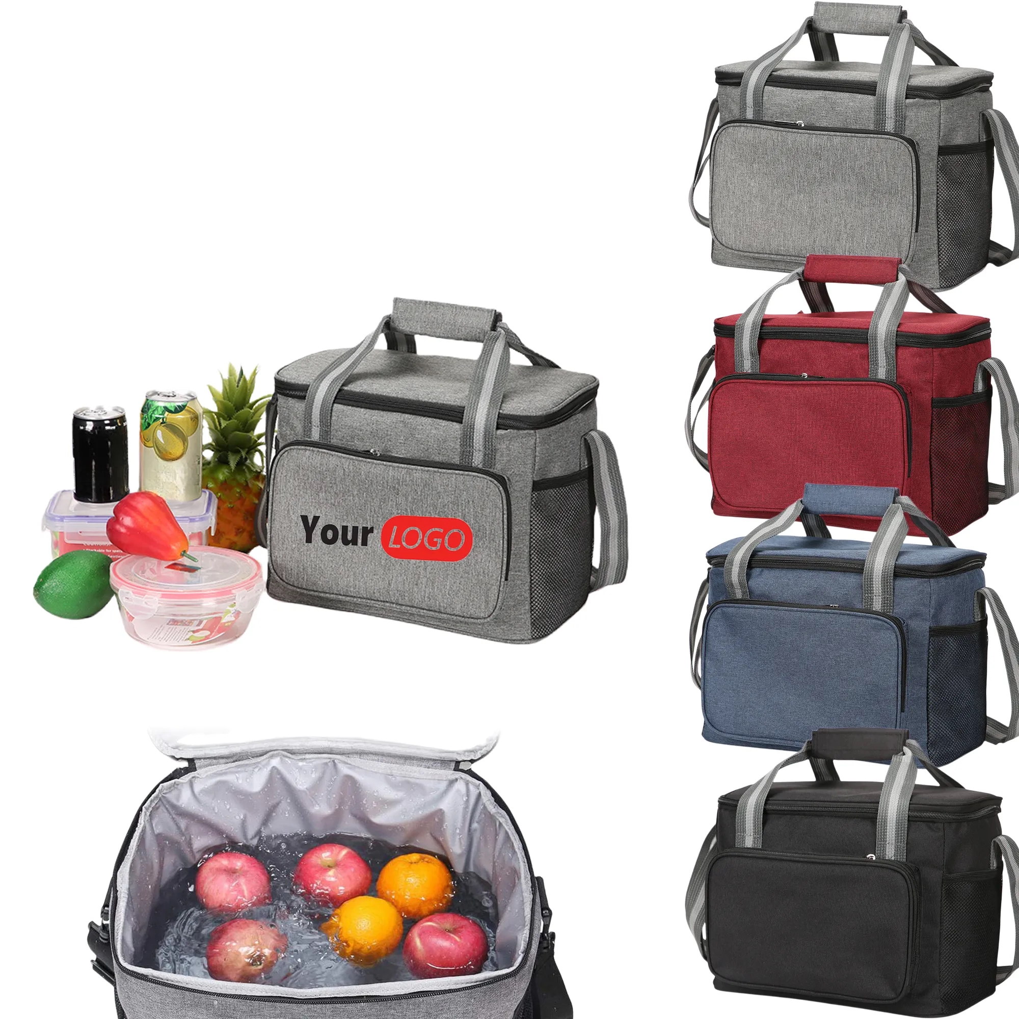 MOQ 50 PCS Reusable Insulated Lunch Bag Box for Women Men 2