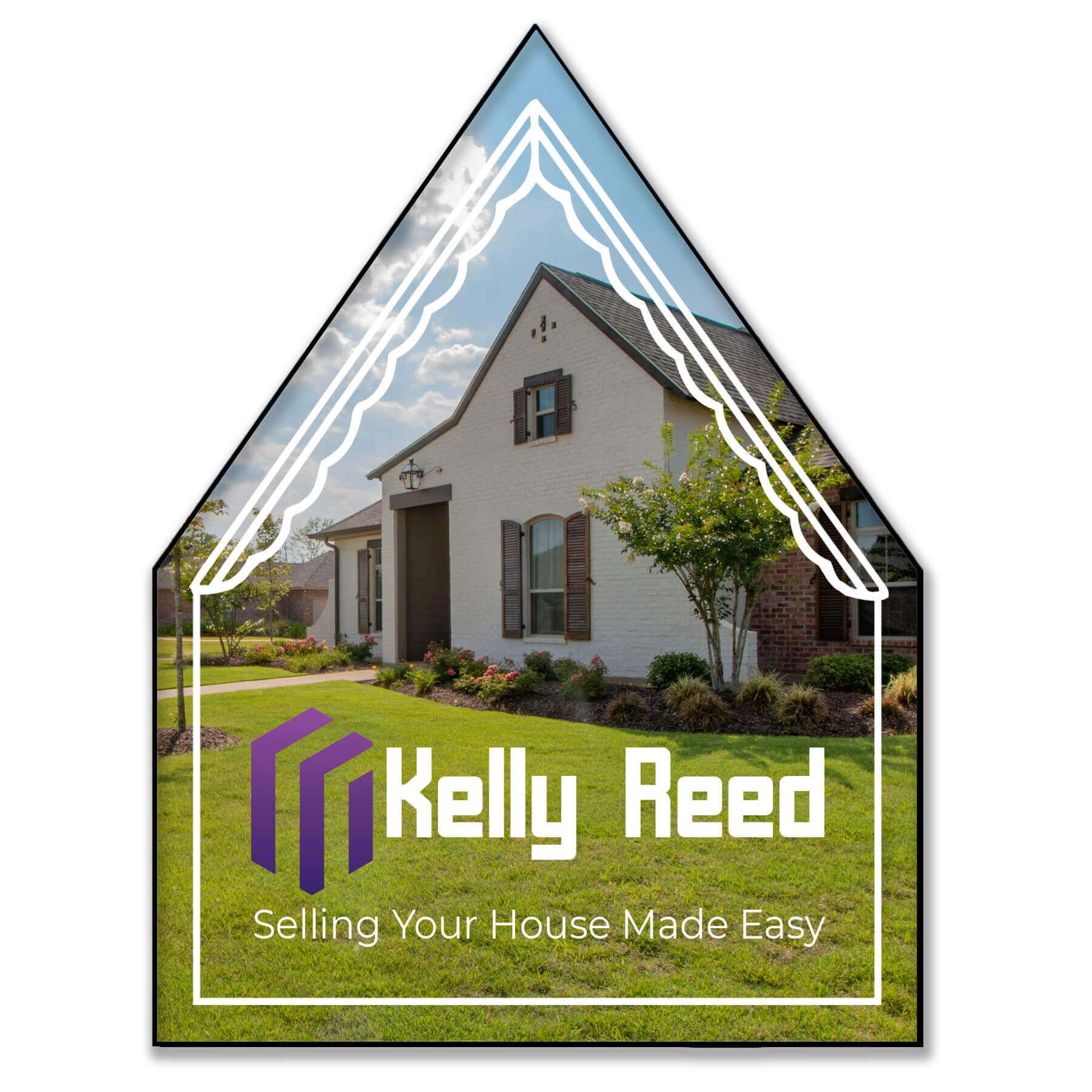 House 2"H x 1.5"W NoteKeeper™ Magnet 35 Mil 2