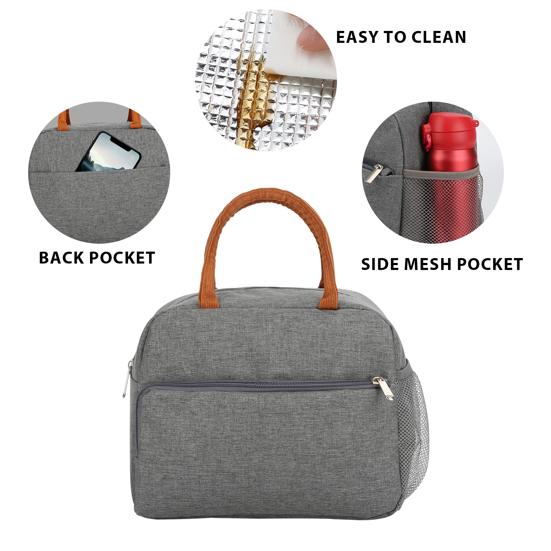 Portable 12 Can Cooler Lunch Bag 5