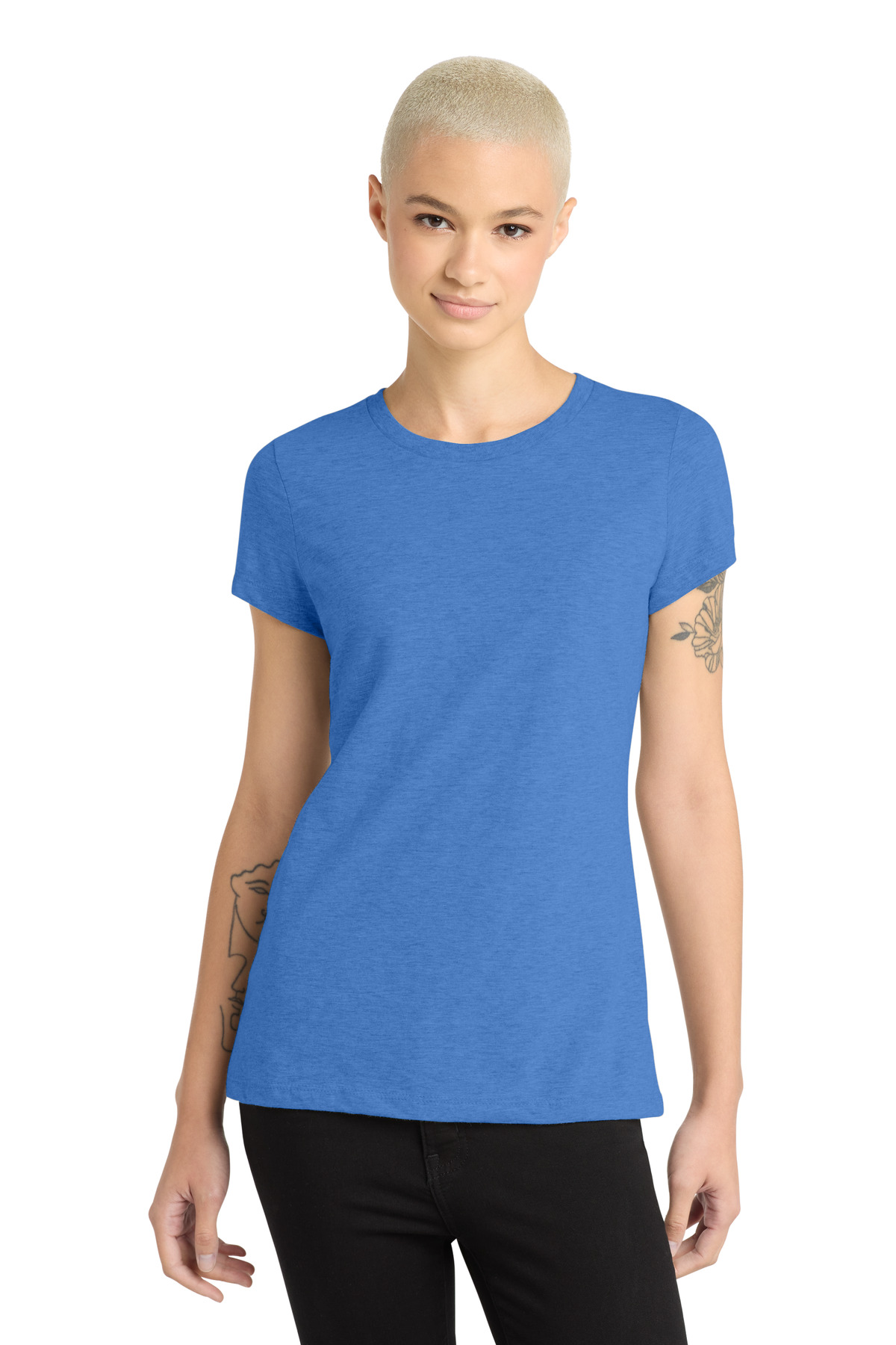 District Women's Perfect Blend CVC Tee. DM108L 35