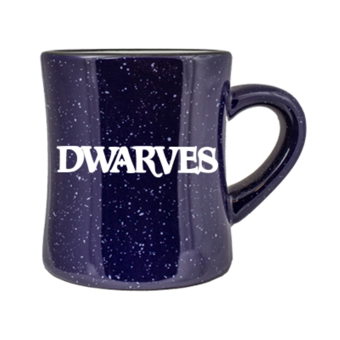 10 oz Santa Fe Black Stoneware Speckled Diner Mug