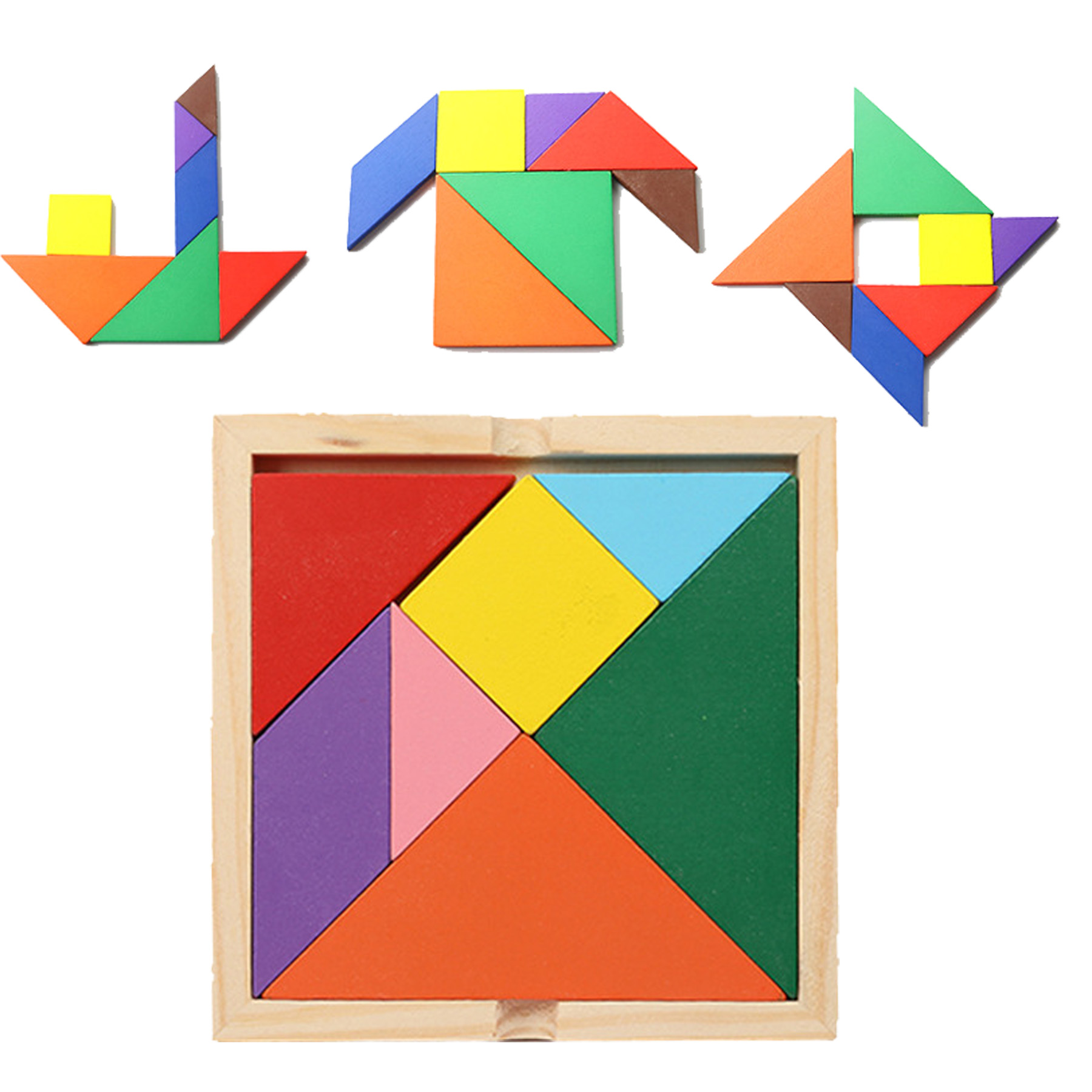 Wooden Tangram/Puzzle 2