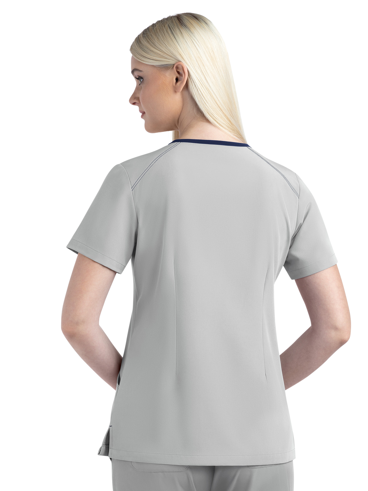 Maevn - Matrix Impulse - Women's Three-Pocket Contrast Stitching V-Neck Top 15