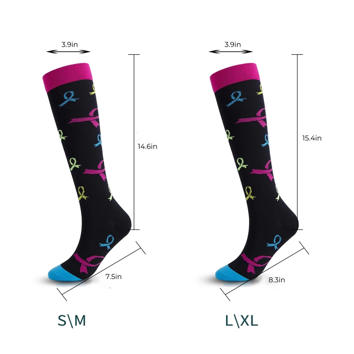 Compression Socks for Women & Men Circulation 15-20mmHg 3
