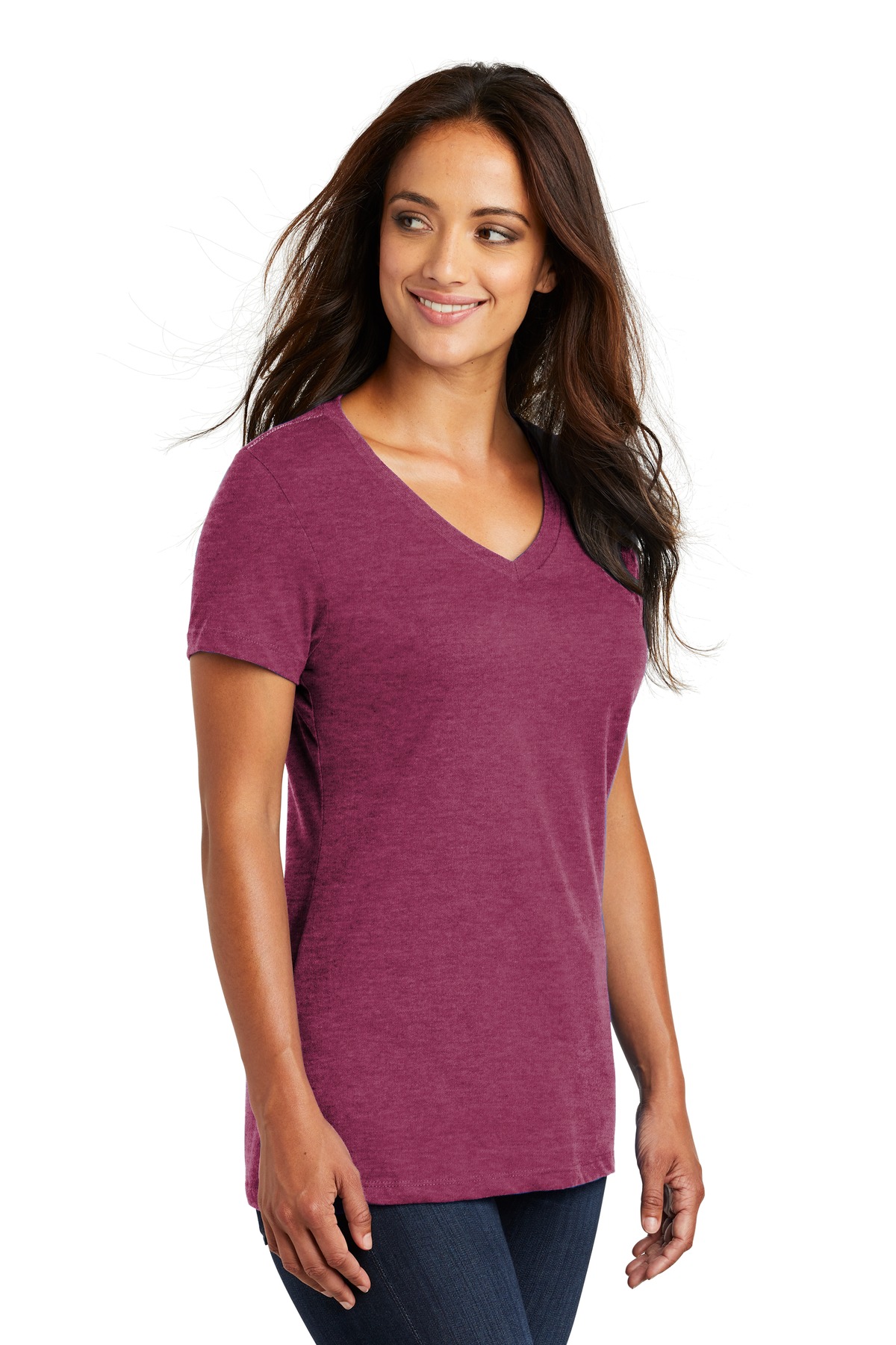 District® Women's Perfect Weight V-Neck Tee 90