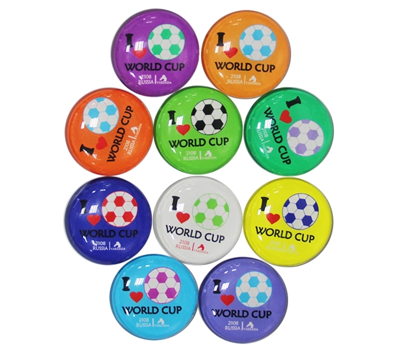 Epoxy Dome Round Crystal Glass Fridge Magnets 4