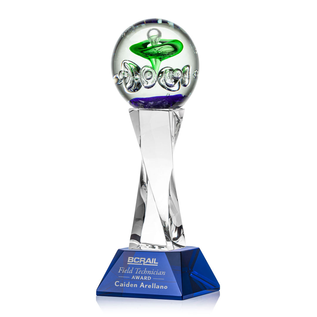 Aquarius Award on Langport Base - Blue 2