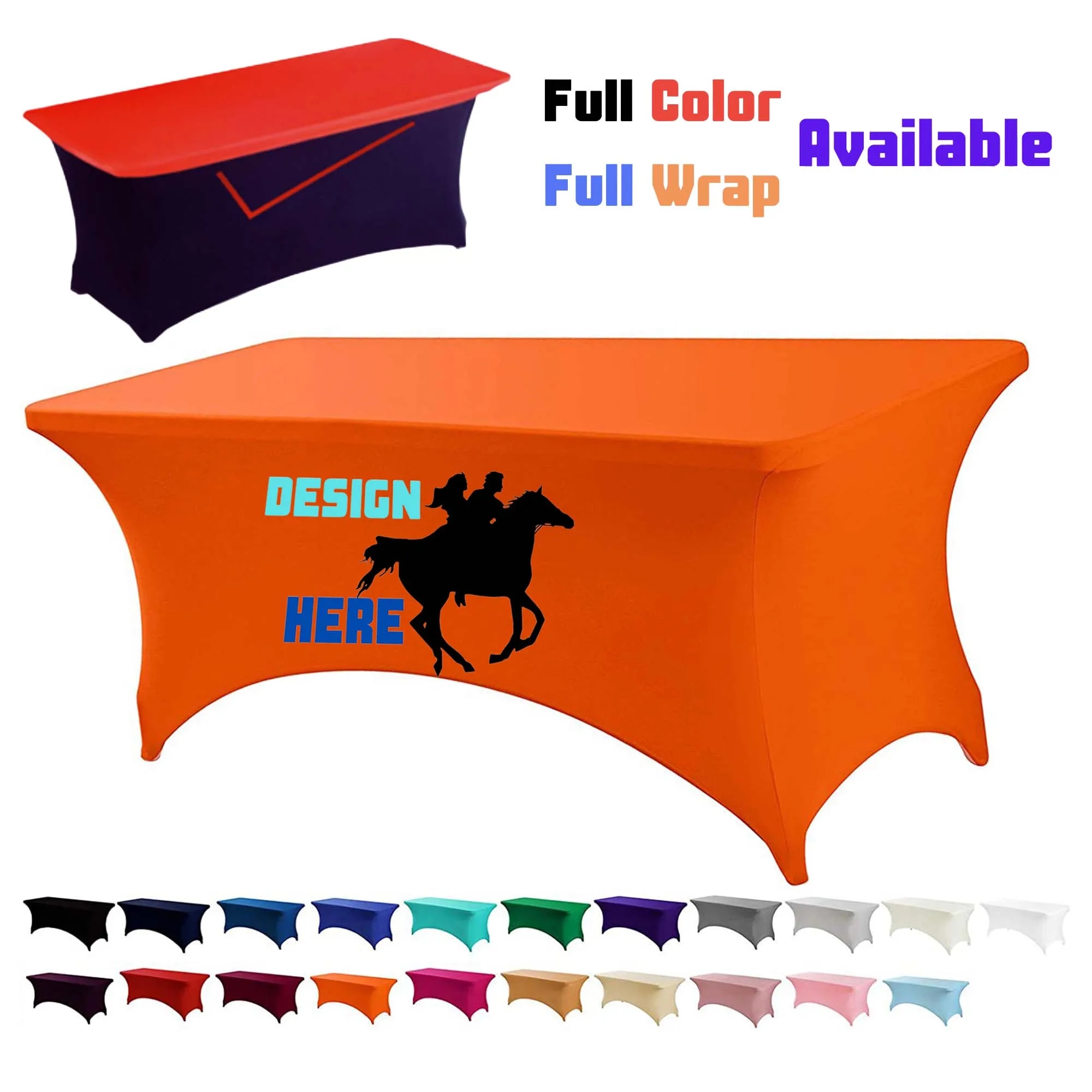 MOQ1 Stretch Tablecloth Table Cover 3