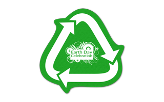 Recycle Arrows Vinyl Jar Opener 34