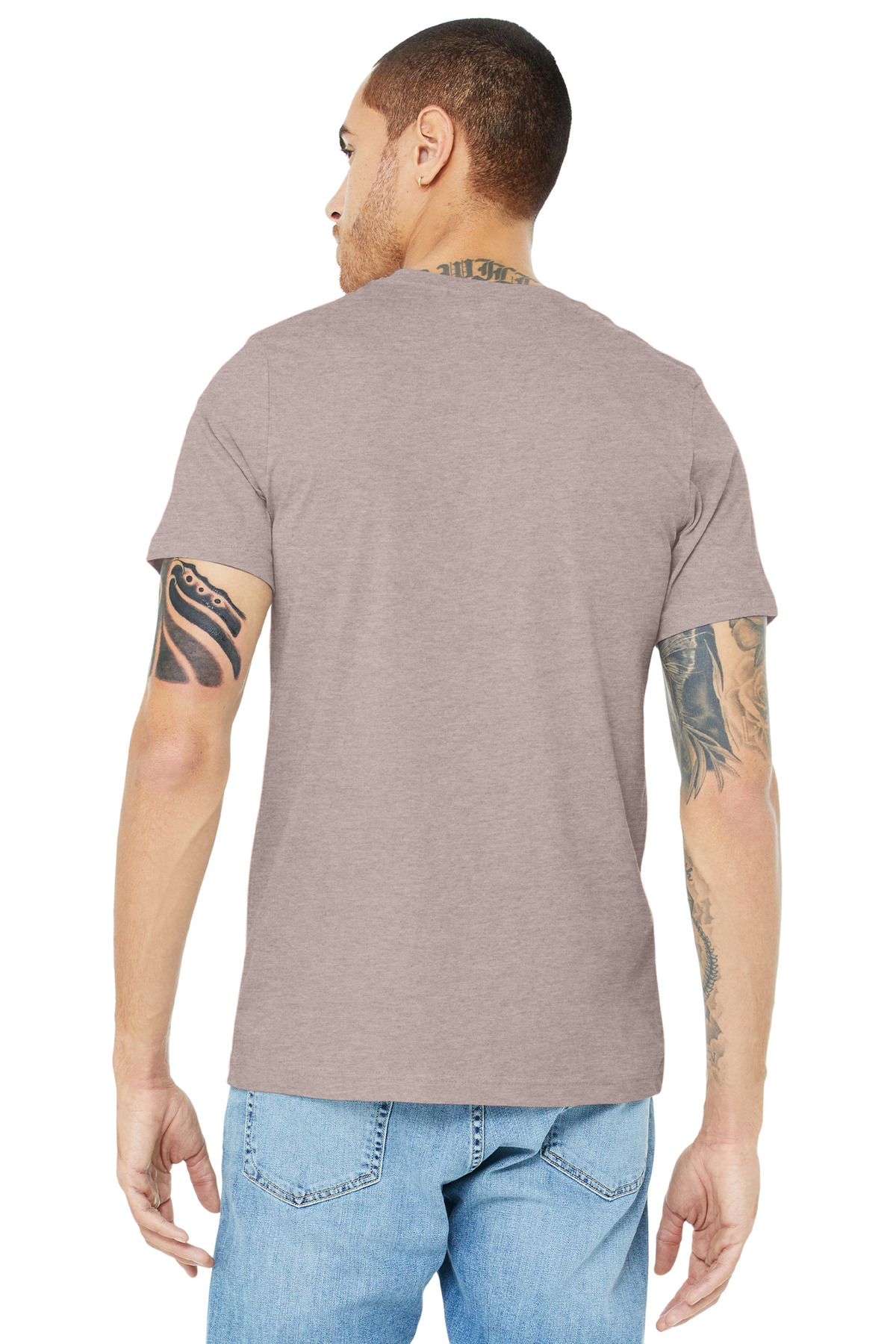 BELLA+CANVAS Unisex Heather CVC Short Sleeve Tee. BC3001CVC 195