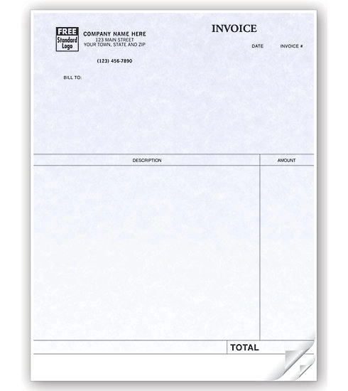 Invoices, Professional, Laser, Parchment 1