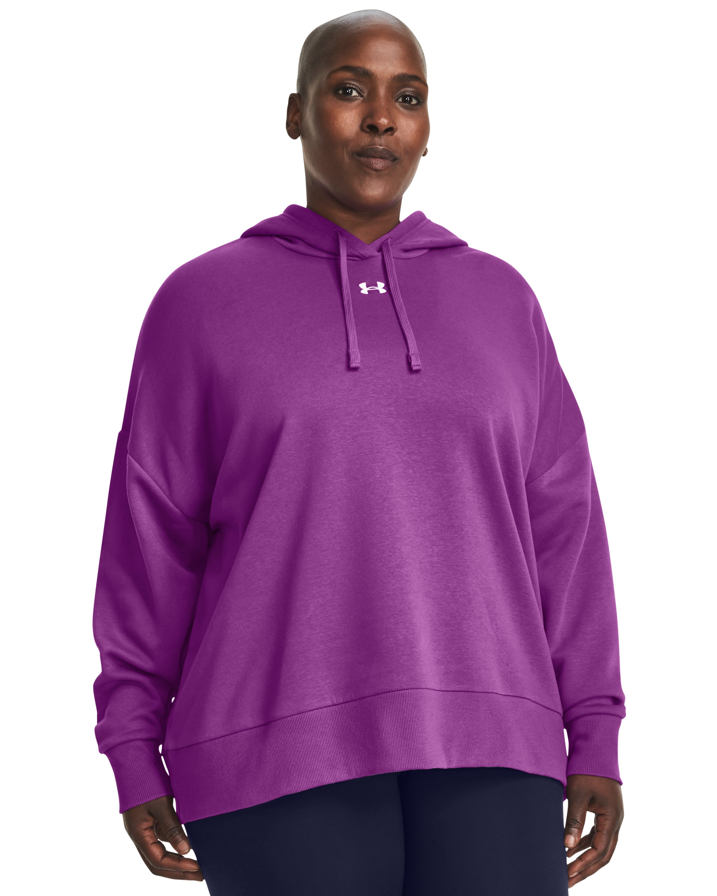 Women's UA Rival Fleece Oversized Hoodie  3