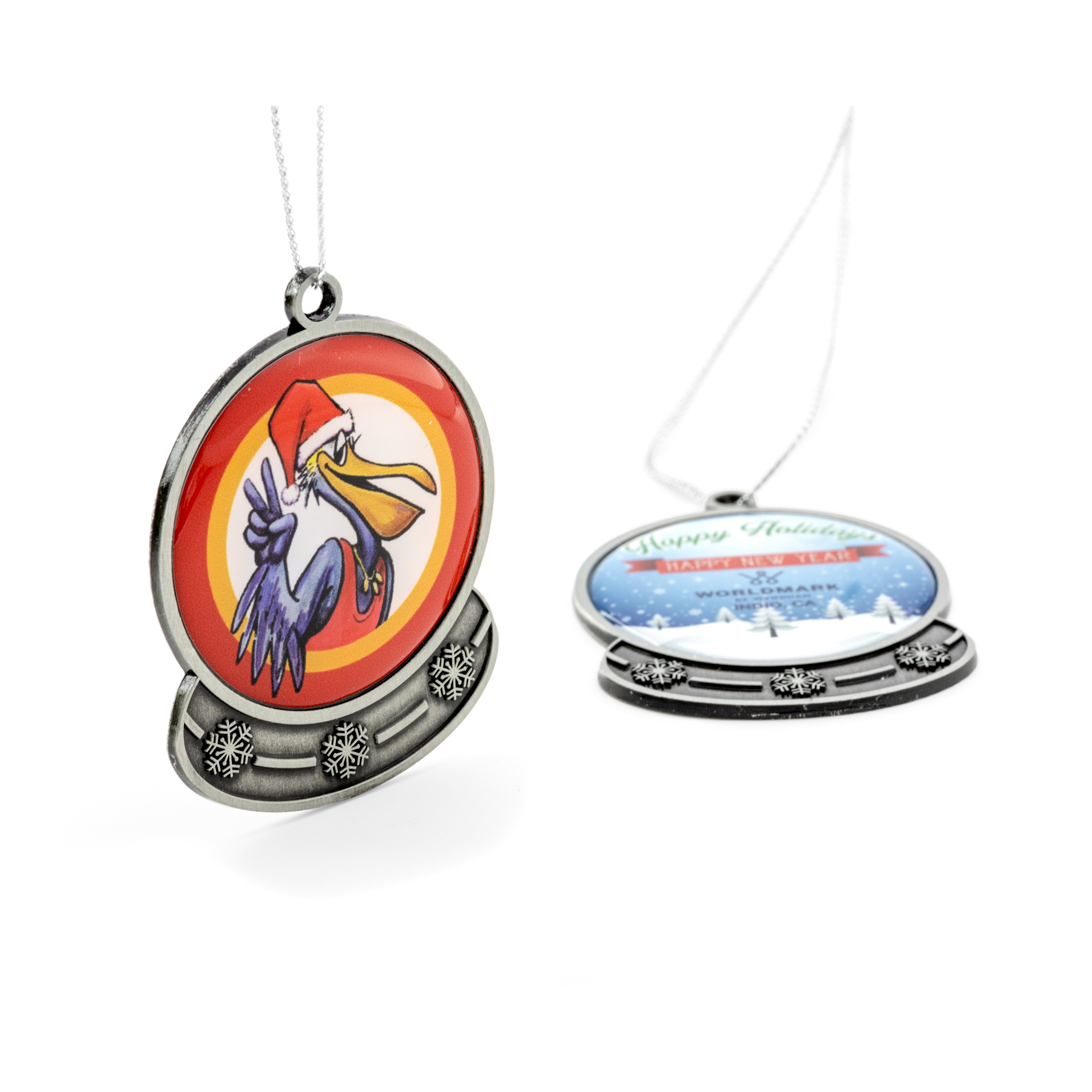 Snow Globe Holiday Ornament 9