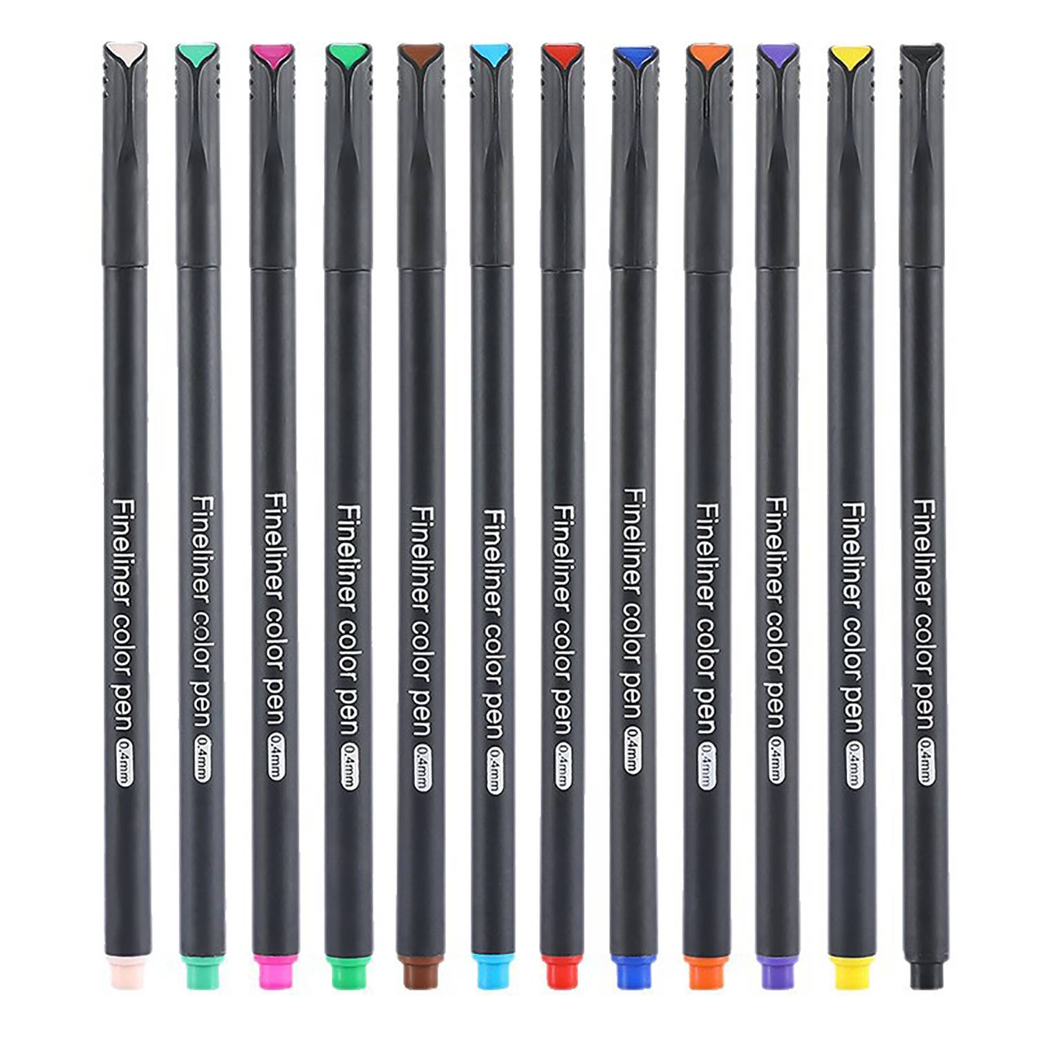 12 Color Waterproof Fineliner Pen Set 2