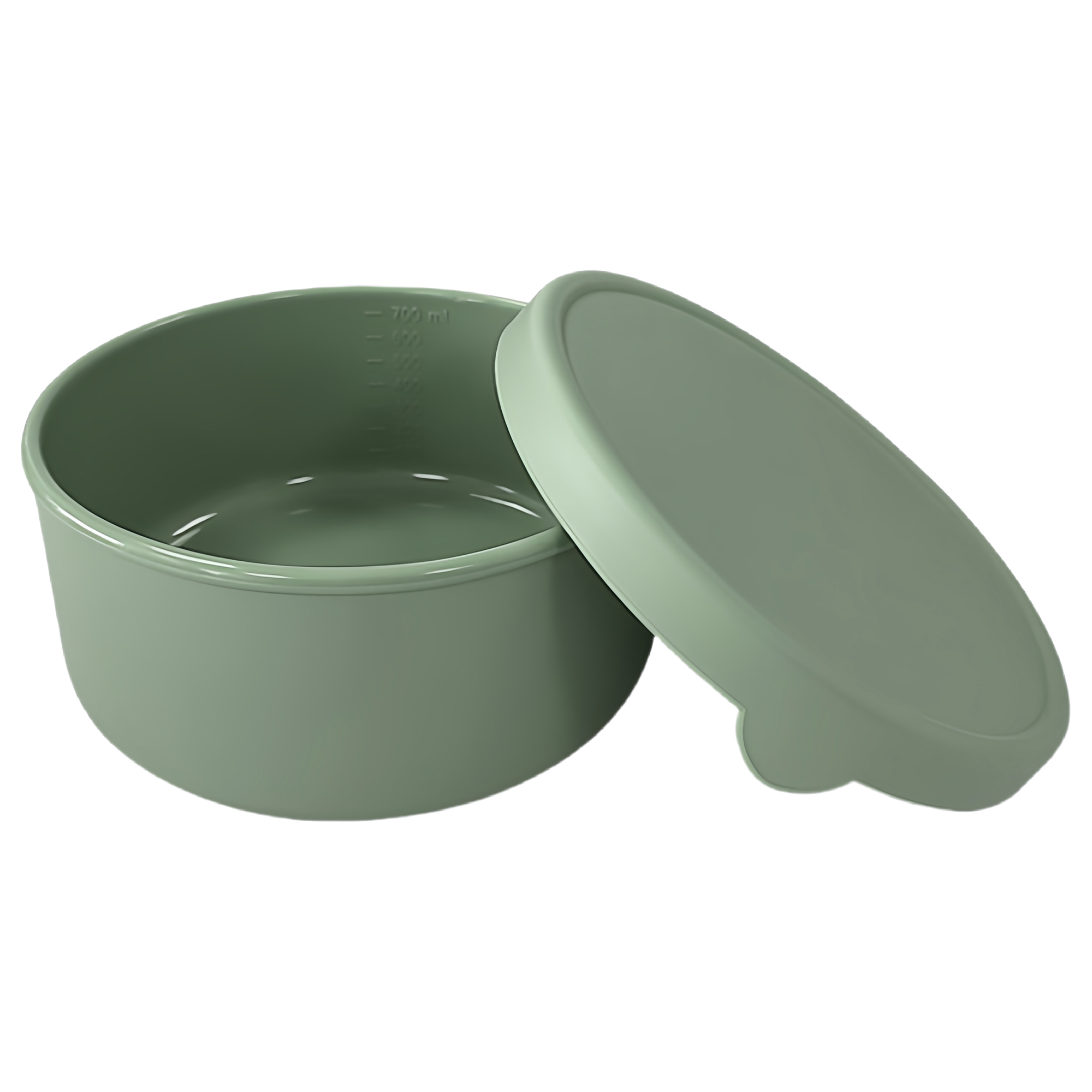 Round Silicone Food Storage Container with Lid 3