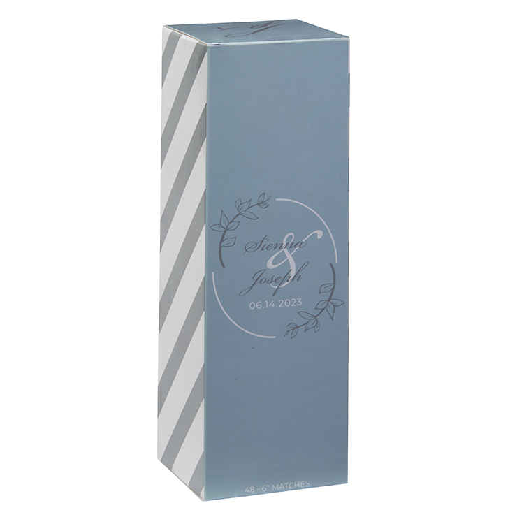 "Alight" Glass Match Stick Jar - 48 count - with Fully Customized Gift Box 2