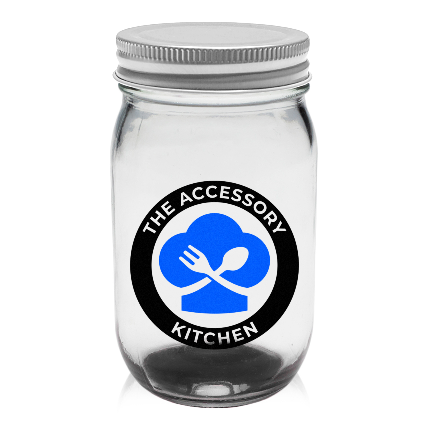 16 oz. Mason Jar Storage Container (2 Color Imprint) 2