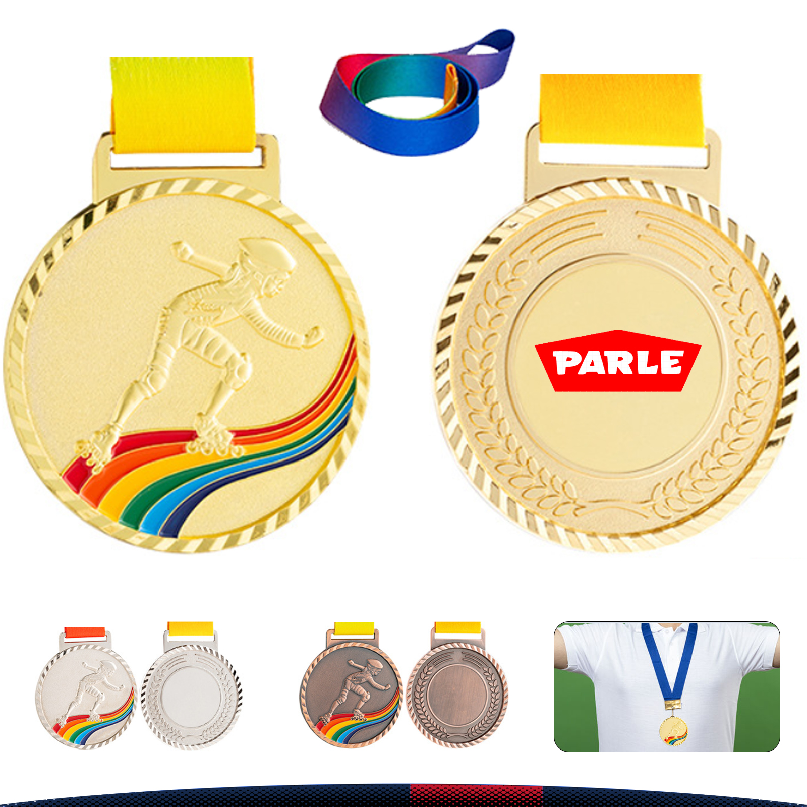 Roller Skating Medals 3