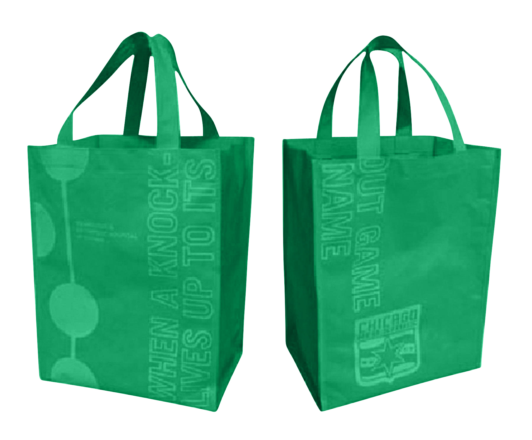 Non-Woven Tote Bag 11" x 15" x 6" 3