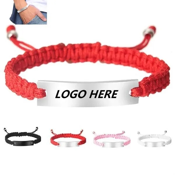 Stainless Steel Milanese Rope Black Braided Bracelet 5
