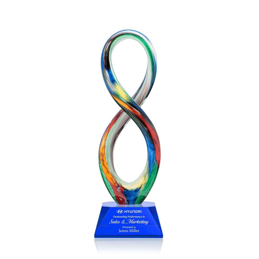Duarte Award on Sheffield Base - Blue 14