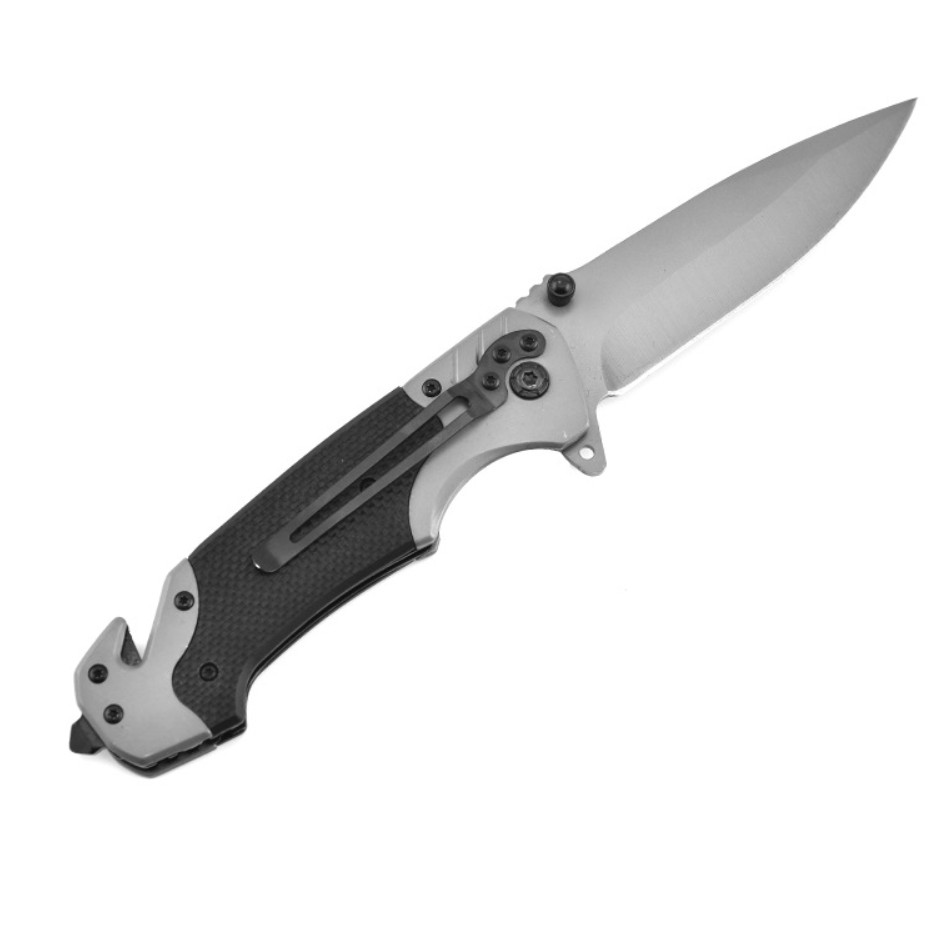 Stainless Steel Folding Pocket Knife with Strap Hole 2