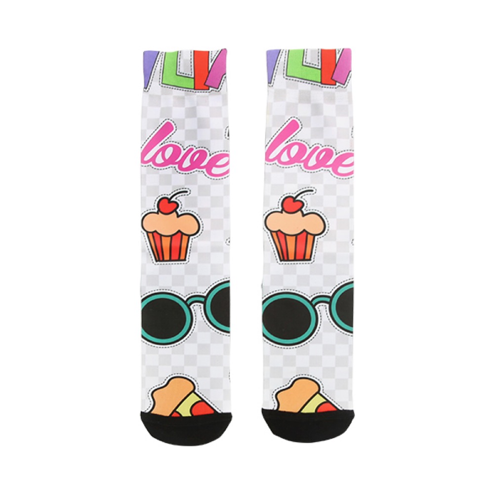 Full Color Calf Socks 5
