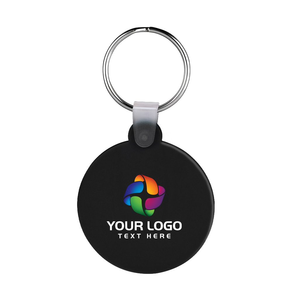 Round Shaped Silicone Keychain 12