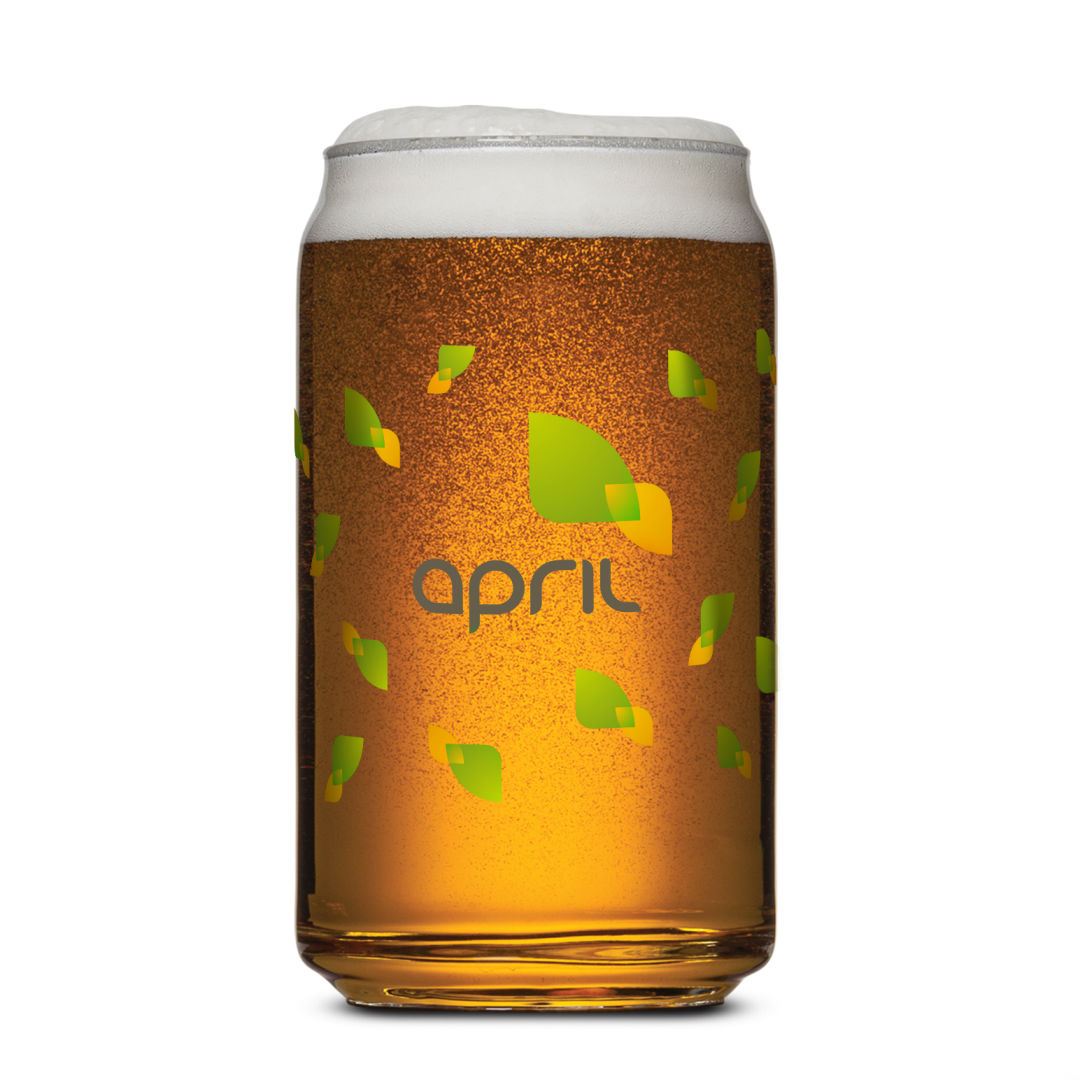 Beer Can Beer Glass - 16oz - VividPrint™