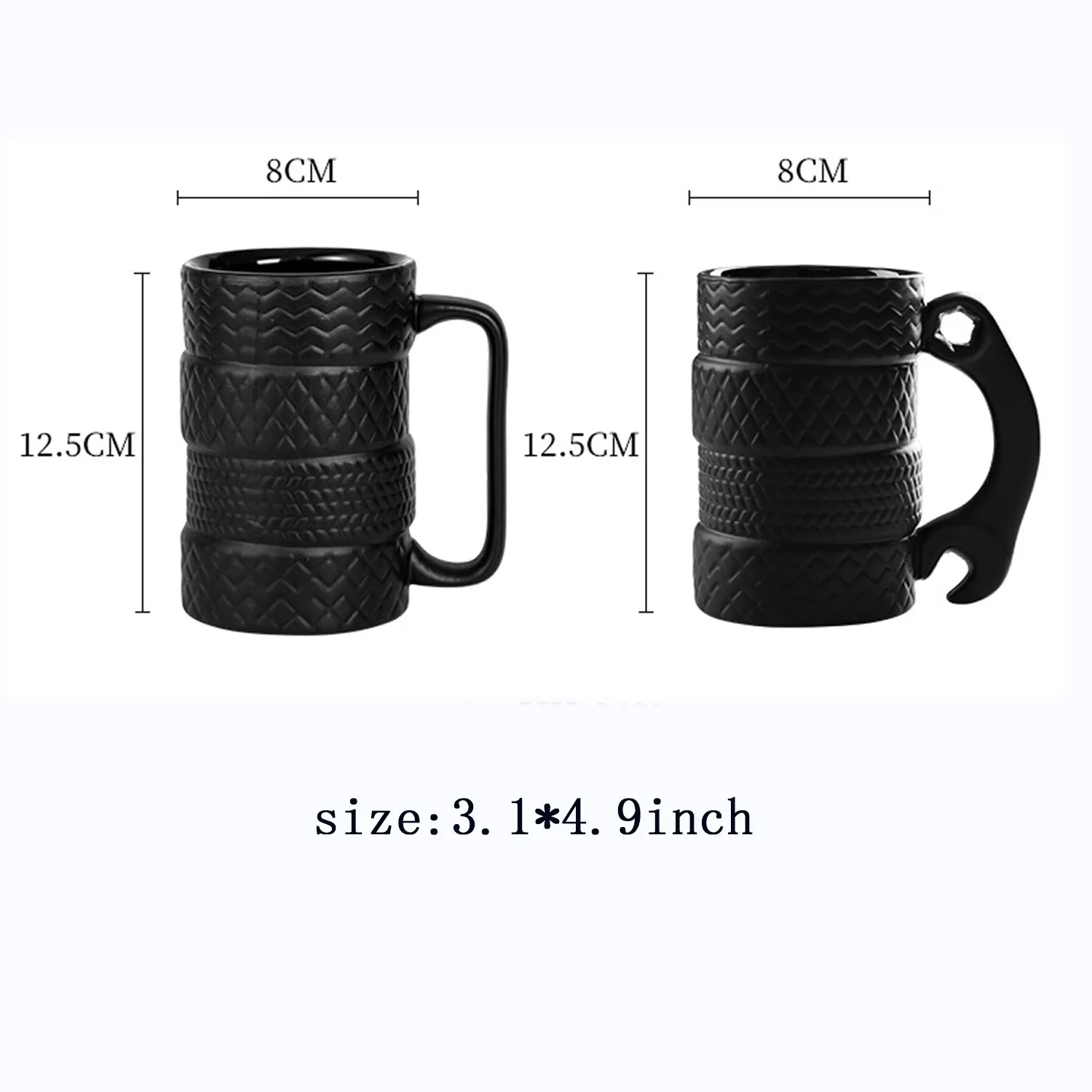 Creative Cup Large Capacity Ceramic Mug 6