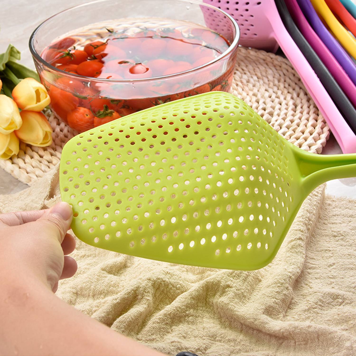 Plastic Kitchen Tools Drain/Leak/Ice Shovel 4