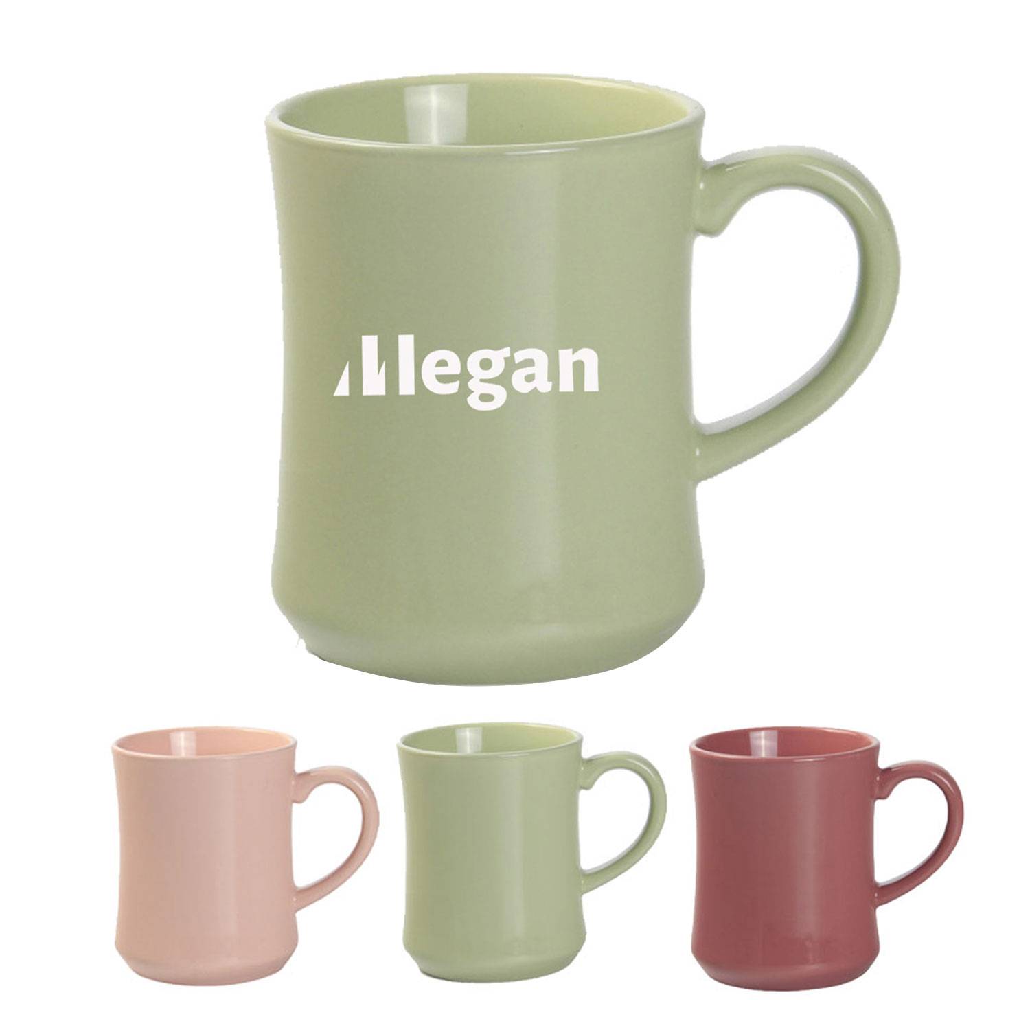 15OZ Simple Household Waist Collection Ceramic Coffee Mug 7